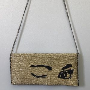MARY FRANCES gold purse